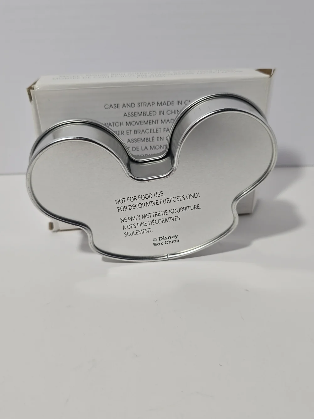 Disney Mickey Mouse 80th Anniversary Watch 2008 Collectible Tin New Battery